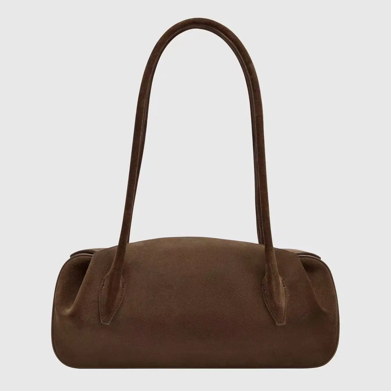 Yu 2025 New Armpit Fleece Shoulder Underthigh Baguette Bag Vintage Commuter Sausage Bag  