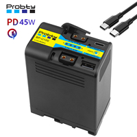 BP-U100 Battery For Sony BP-U30 U60 U70 U90 EX260 EX280 Z280 FS5 7 FX6 Z190 EX1R EX200 with PD45W Fast Charging