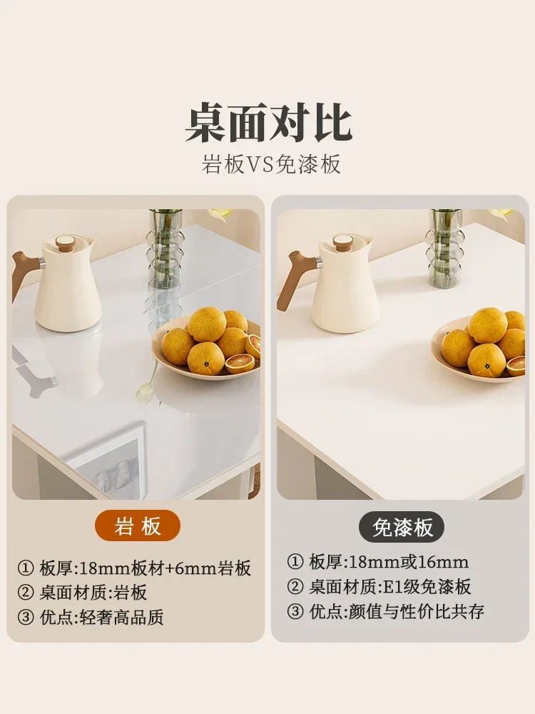 Household folding Small apartment simple retractable Kitchen  Multifunctional mobile dining