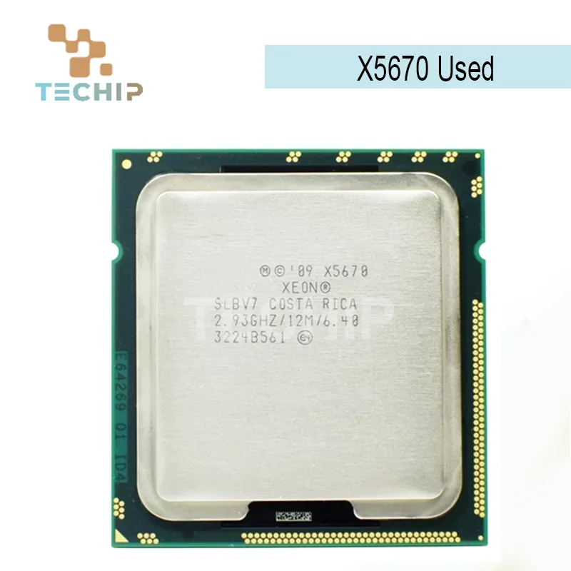 100% Original  Xeon X5670 2.933 GHz Six-Core Twelve-Thread CPU Processor 12M 95W LGA 1366