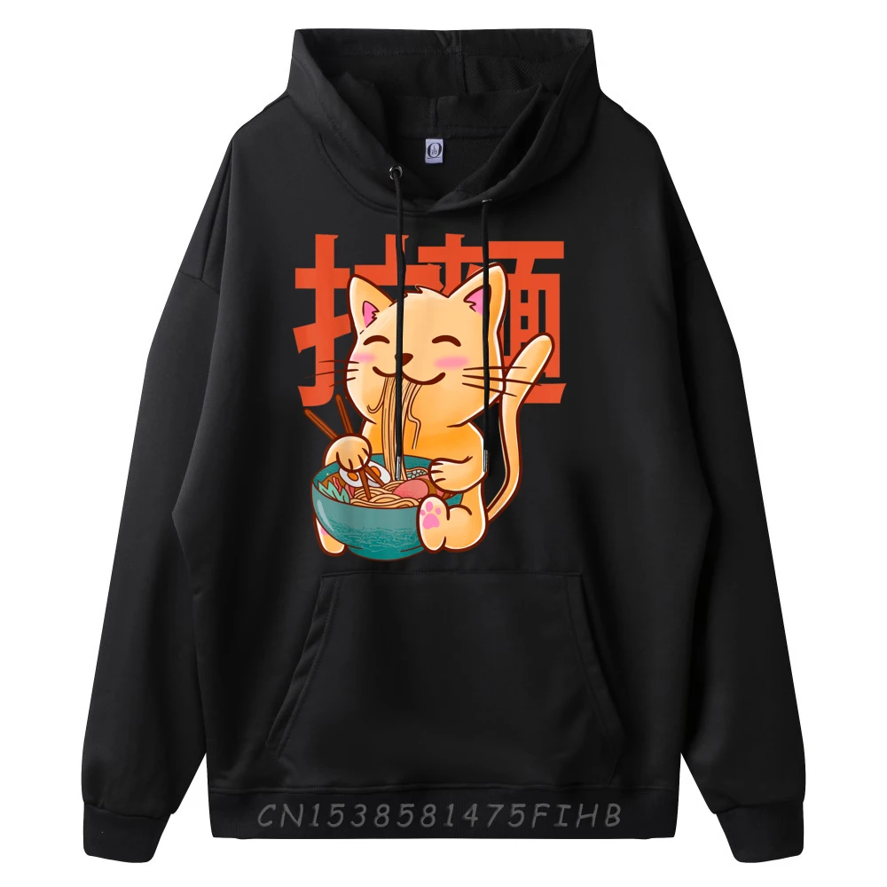 Kawaii Cat Ramen Neko Japanese Food Noodles Soup Clothing Women Clothes Vegan Men Christmas Sweater Long Sleeve