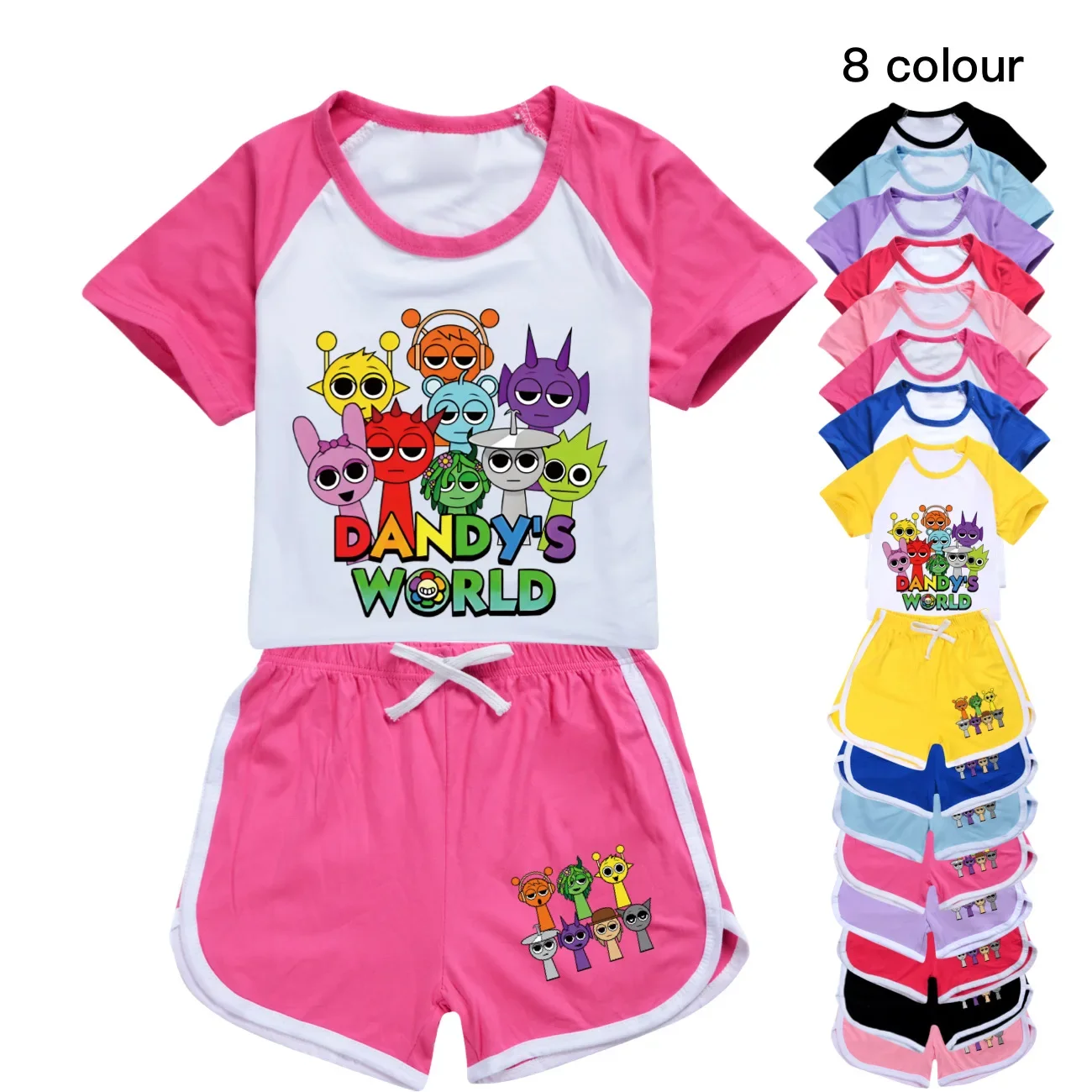 

Poleron Dandy's World Shirt for Kids Dandys World Clothes Baby Boys Short Sleeve Sportsuit Toddler Girls Outfits Children's Sets