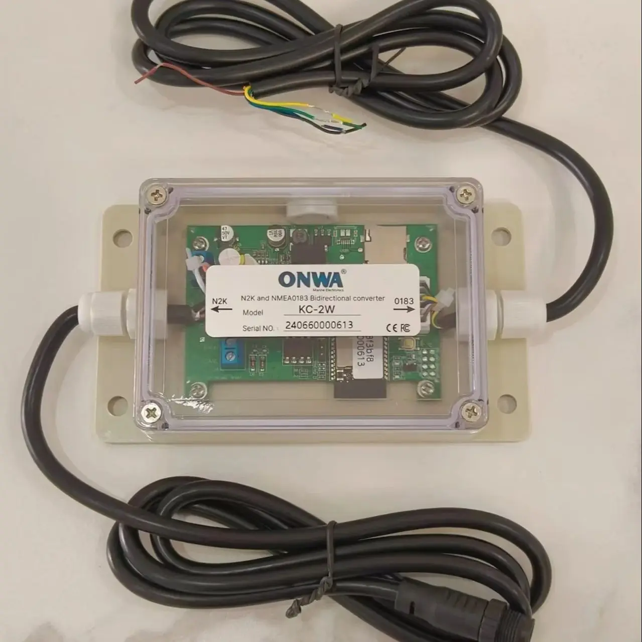 Imagem -03 - Conversor Bidirecional Nmea2000 e Nmea0183 Nmea0183 para N2k Conversor Kc2w Módulo Wifi Kc-2w