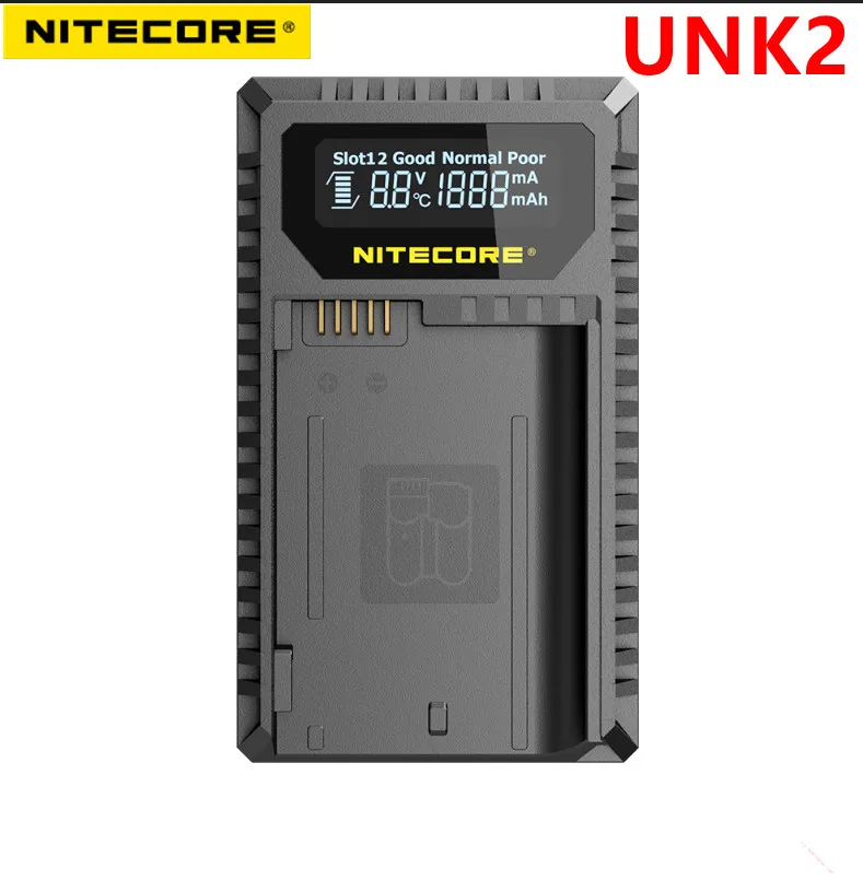 

Nitecore UNK2 Dual USB Charger For Nikon EN-EL15 Battery D500 D600 D610 D750 D800 D800E D810 D810A V1 1V1 D850 D7000 D7100