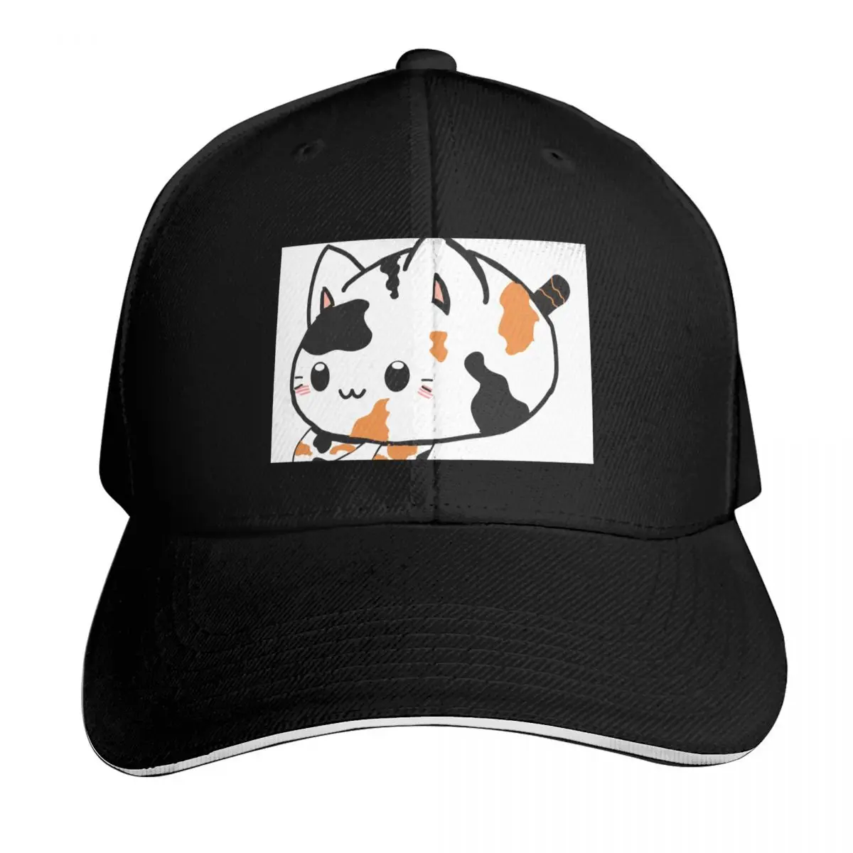 Calico cat Baseball Cap Snap Back Hat Fishing cap Unique hats Gentleman Hat Women Hats Men's