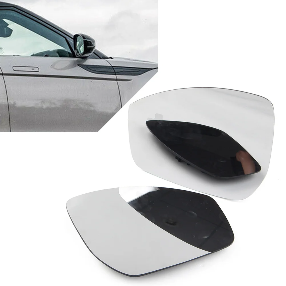 2Pcs Car Rear View Mirror Glass With Blind Spot For Land Rover Range Rover Evoque 2014-2018 For Discovery Sport 2015-2017