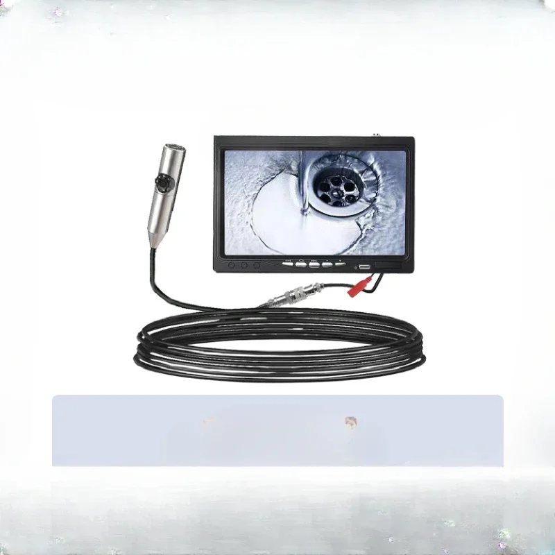 360-Degree visual ultra-clear pipeline endoscope dual camera water leakage detection can be turned industrial instrument