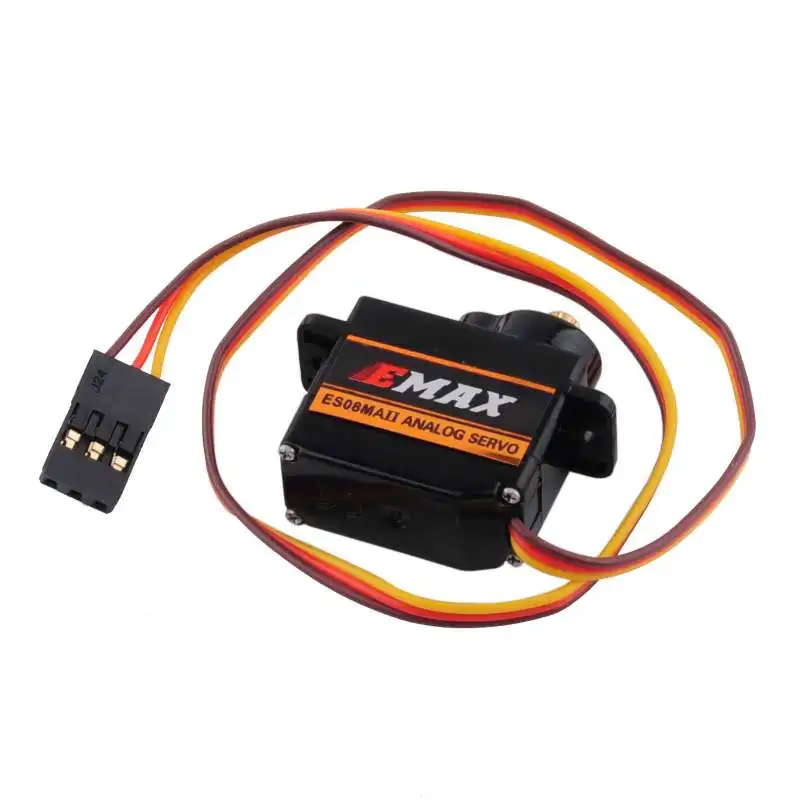 EMAX ES08MA II 12g 아날로그 서보 2KG 소형 서보 메탈 기어 RC 비행기 고정익 드론 레이싱 모델 1/2/4개
