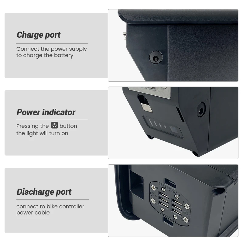 48V 52V Ebike Battery 15Ah 20Ah for Hidoes B5 Hellbender ride1up rift Mammoth Dakeya Da-08 Replacement akku Integrated batteria