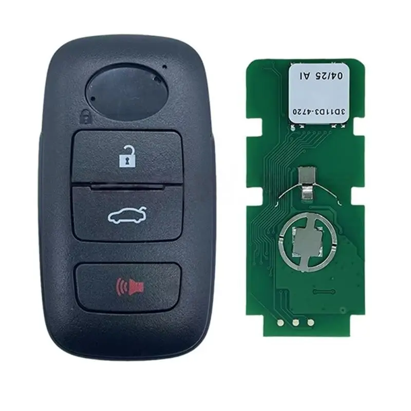 2/3/4 Button Intelligent Remote For Vehicles With High Frequency 433MHz Transmission And Secure Programming Required