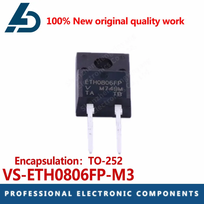10PCS VS-ETH0806FP-M3 diode-rectifier Voltage :600V Current :8A package TO-252
