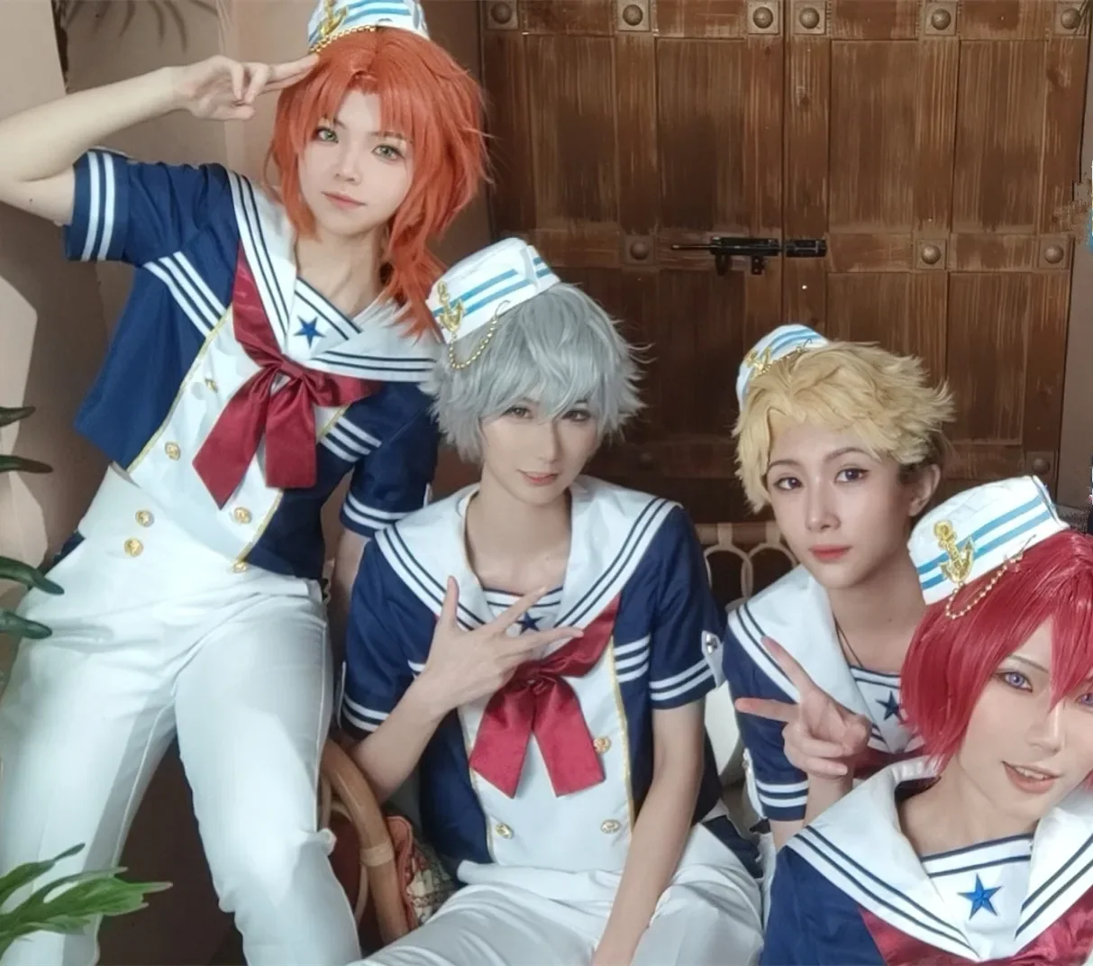 

Ensemble Stars All Members Room Dress Sailor Suit Uniform Cosplay Halloween Costume