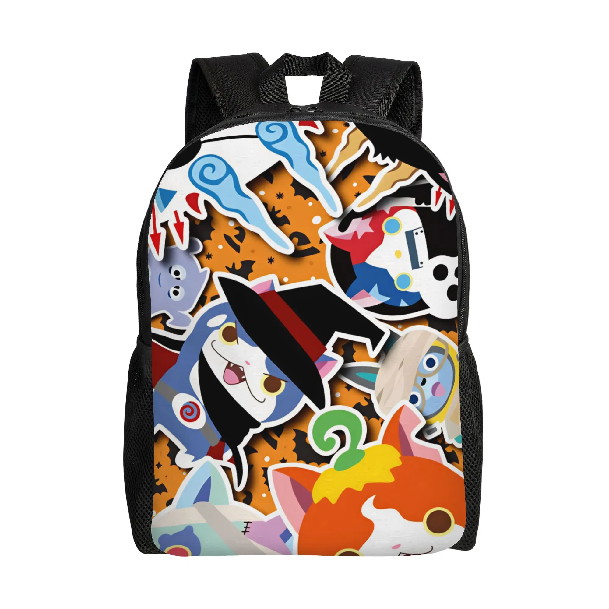Yokai Watchs  Backpack  Cycling Backpacks Boy Designer Large School Bags Streetwear Rucksack