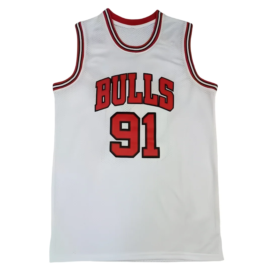 

Rodman jersey # 91 retro sports uniform 25 summer new breathable mesh jersey outdoor basketball sportswear fan jersey adult_boy
