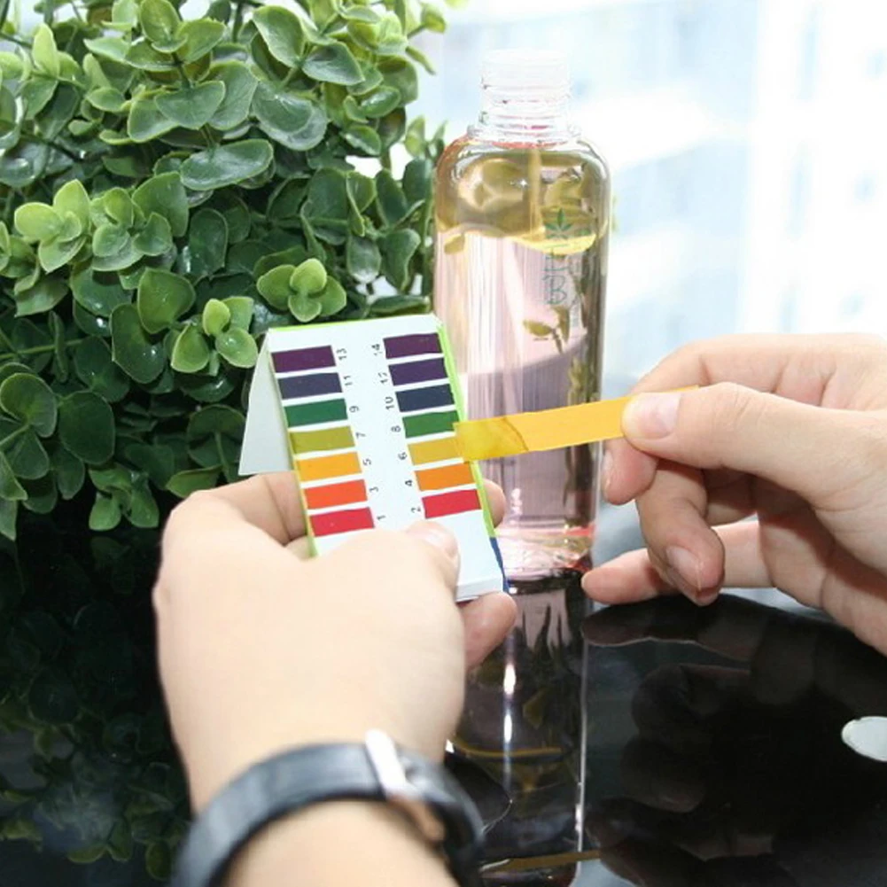 Papier PH 1-14, 80 bandelettes/ensemble, Test précis du sol pour l'eau potable, les liquides, les cosmétiques