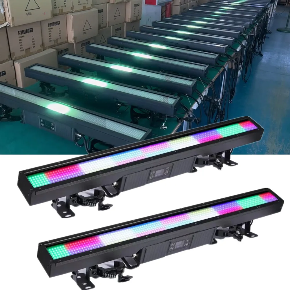 Waterproof LED Strobe Lighting Bar 600W IP65 RGB Wash Disco LED Bar Strobe Lighting