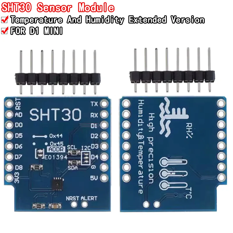 1PCS SHT30 Shield I2C Modulo digitale di temperatura e umidità per modulo scheda Mini Arduino WeMos D1