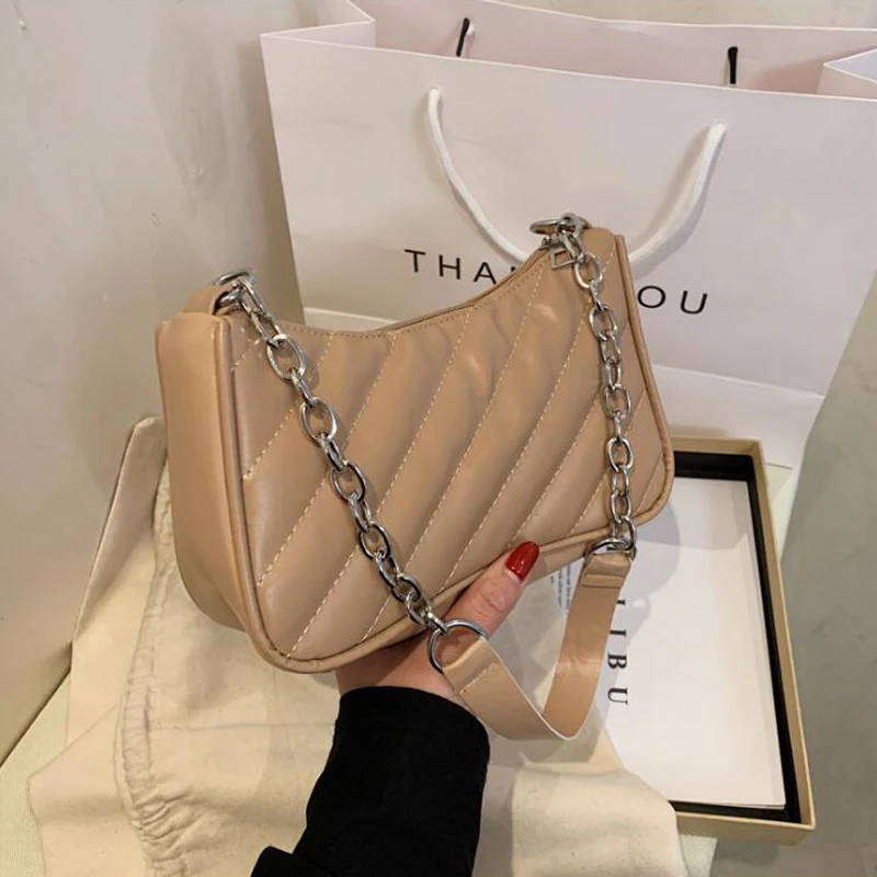 

Fashion Embroidery Shoulder Bag For Daily Used, Casual Women Bags Pu Leather Designer Handbags And Purses Lady Underarm Bag