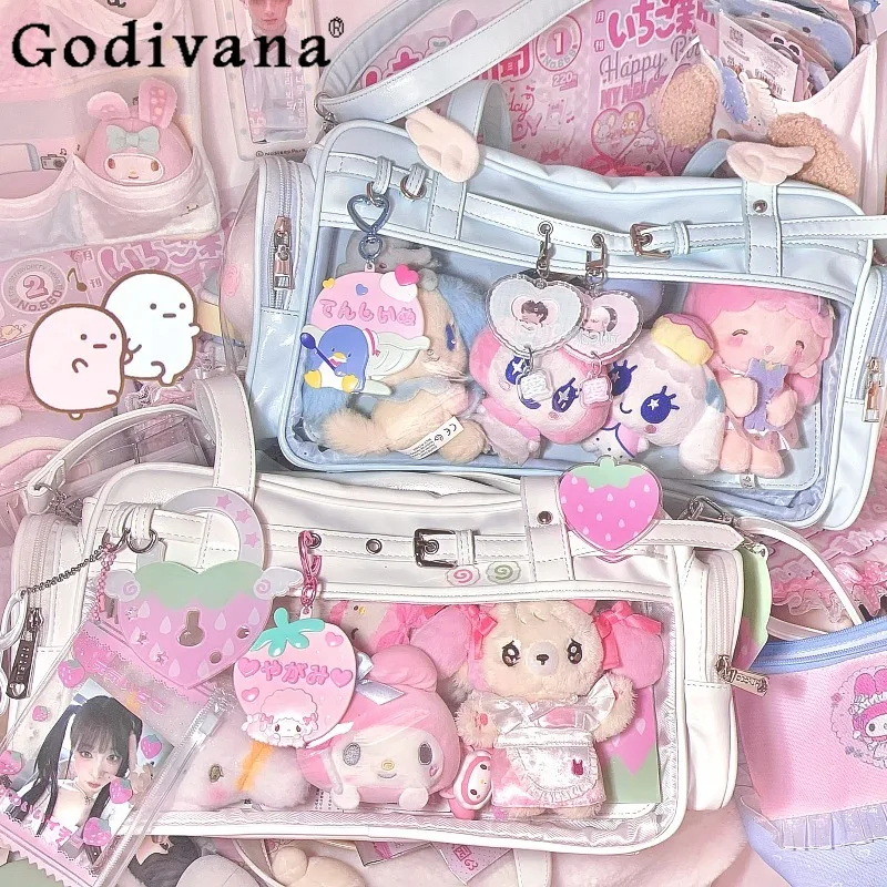 

Japanese Original Jk Uniform Lolita itabag Star Chasing Large Capacity Students Daily Sweet Cute Casual Shoulder Bag for Women