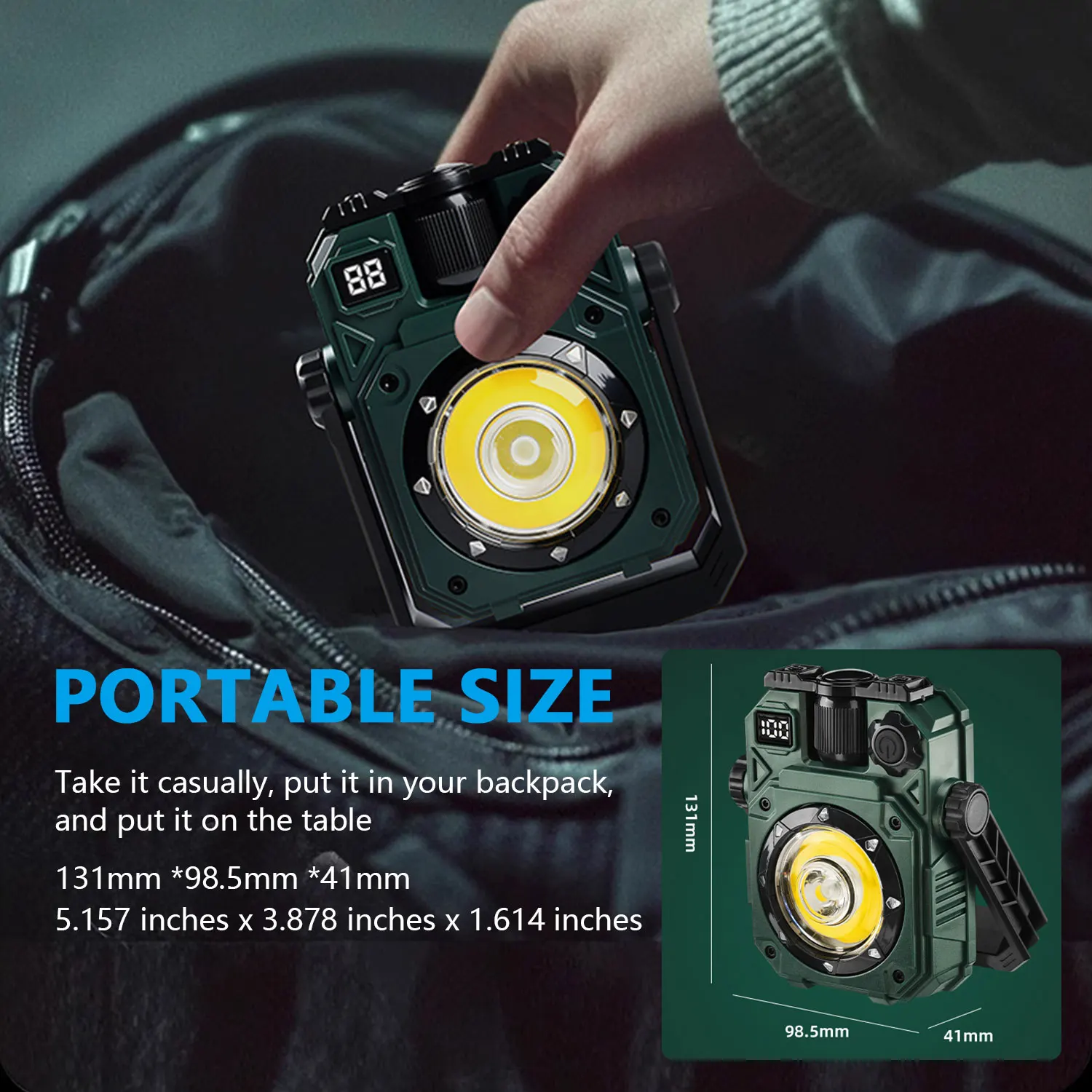 屋外 LED キャンプライト 3600Mah 充電式緊急照明防水ポータブルテントハンギングランプキャンプ釣り用