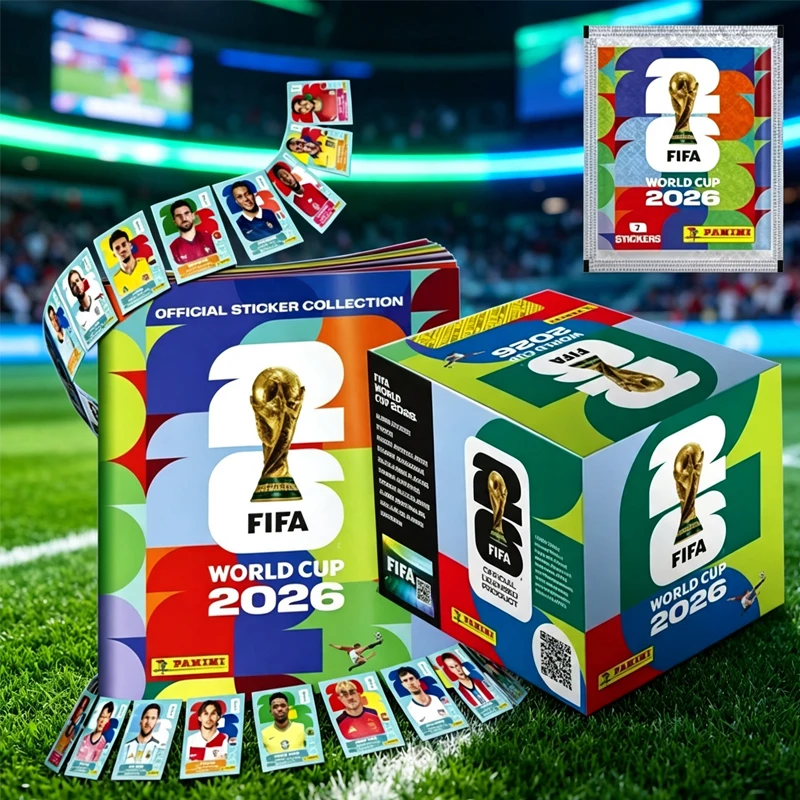 .In Stock Panini 2026 FIFA World Cup Sticker Pack Panini Soccer Card Panini Cards Soccer Memorabilia Collection Football Cards.