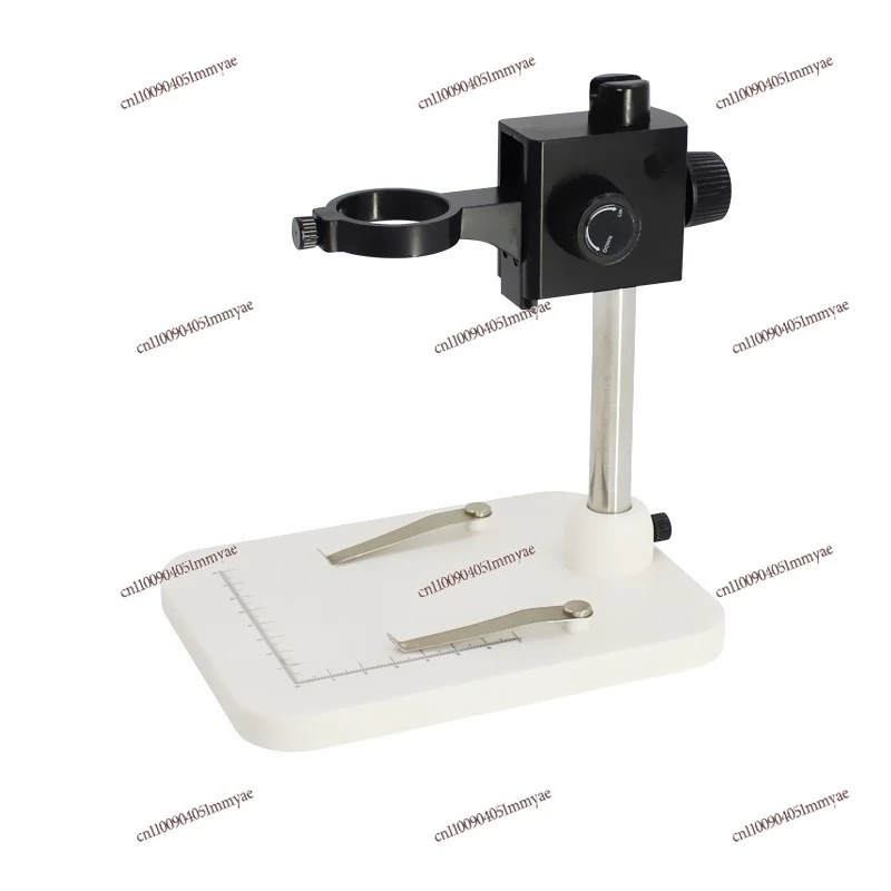 USB/AV Electronic Digital Microscope Aluminum Alloy Bracket Universal Handheld Lifting Adjustment Bracket Funnel Workbench