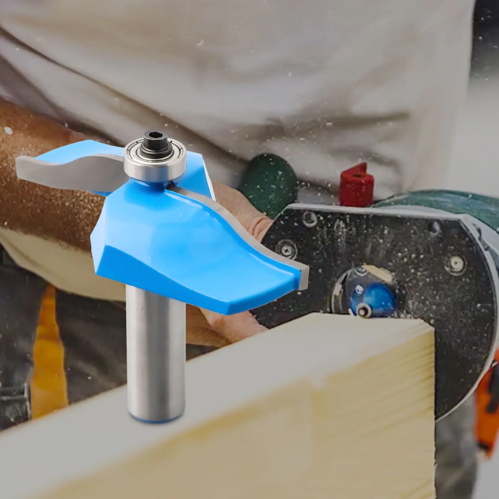 1/2 Inch Shank Round Over Rail For Stile Panel Raiser Router Bit For Woodworking Drawer Making Hardened Steel Tool