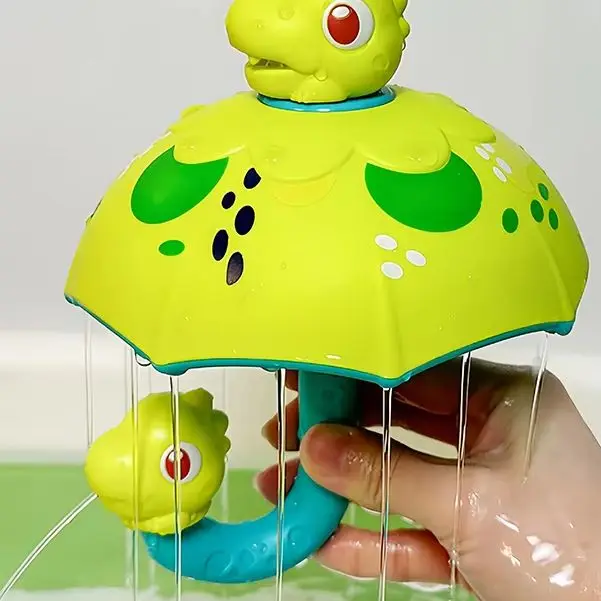 

Playful Kids Bath Shower Toy of Dinosaur Design, Exciting Water Spray Fun, Family-Bonding Game for Children presents