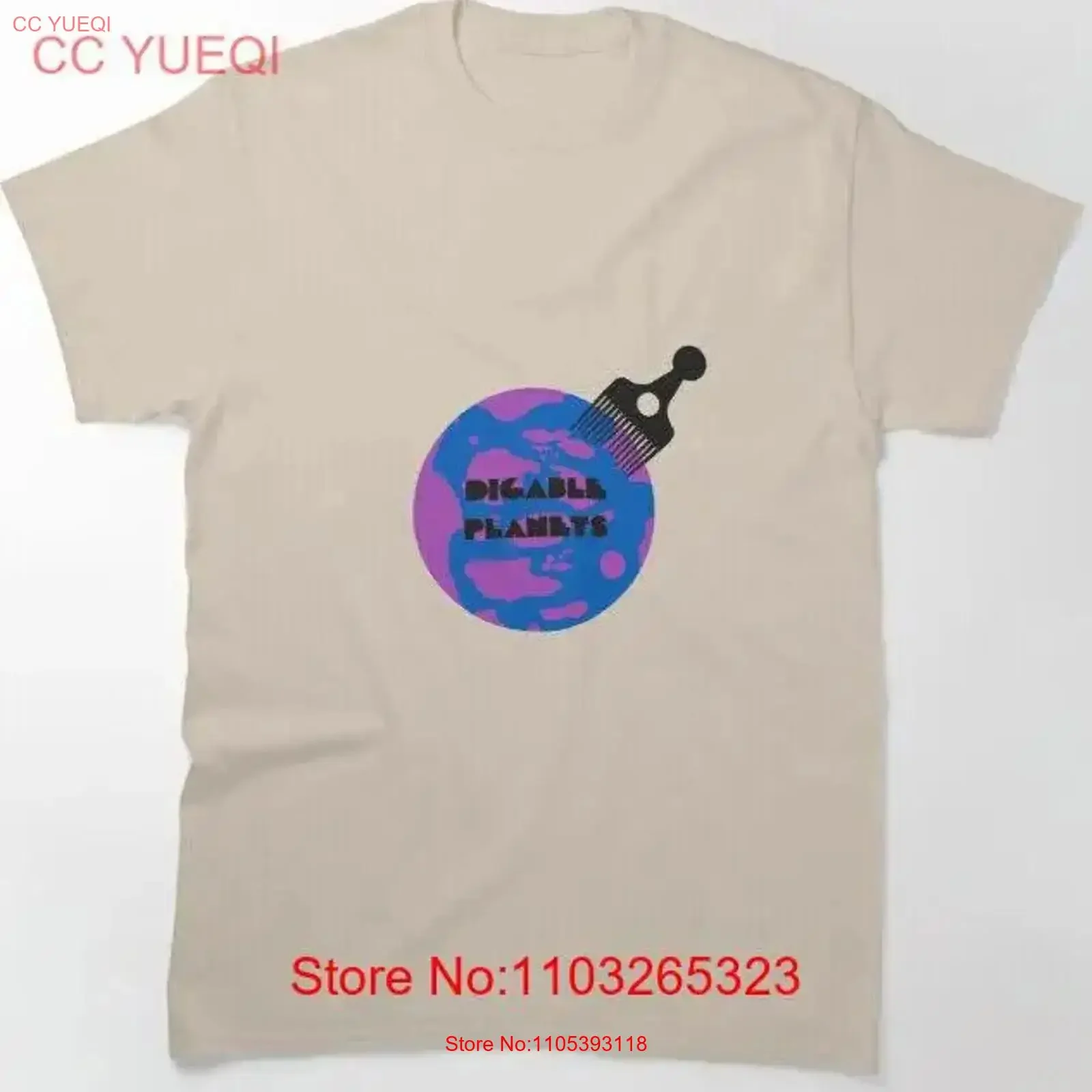Slowes' Comb Digable Planets Doodlebug Blowout Highing Fly Hip Hop T Shirt vintage Washed Soft designer clothes Stylish fashion