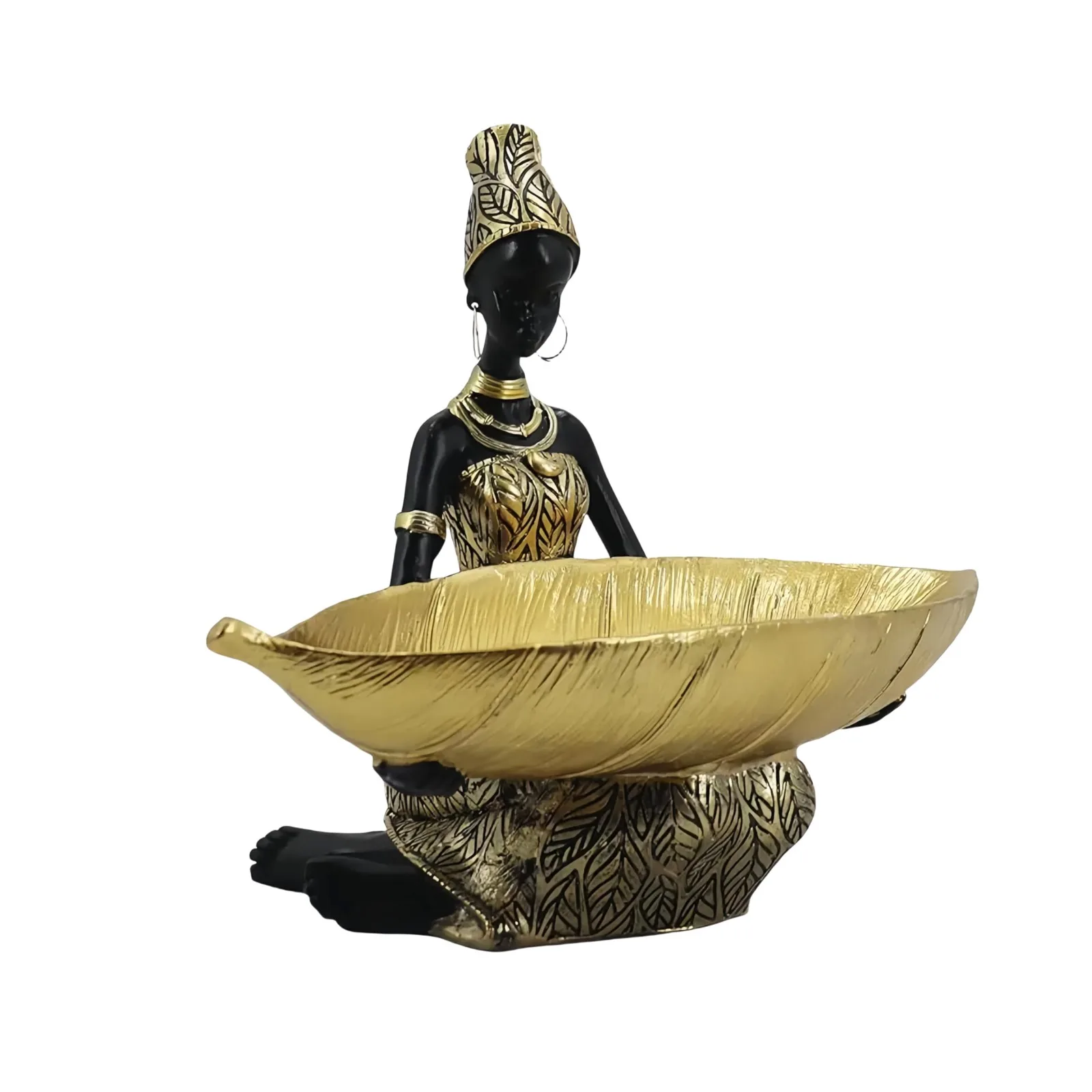 Vintage Art Tray Figurine Jewelry Organizer Decorative Storage Sculpture Entryway Key Holder Coffee Table Home Decor Gift