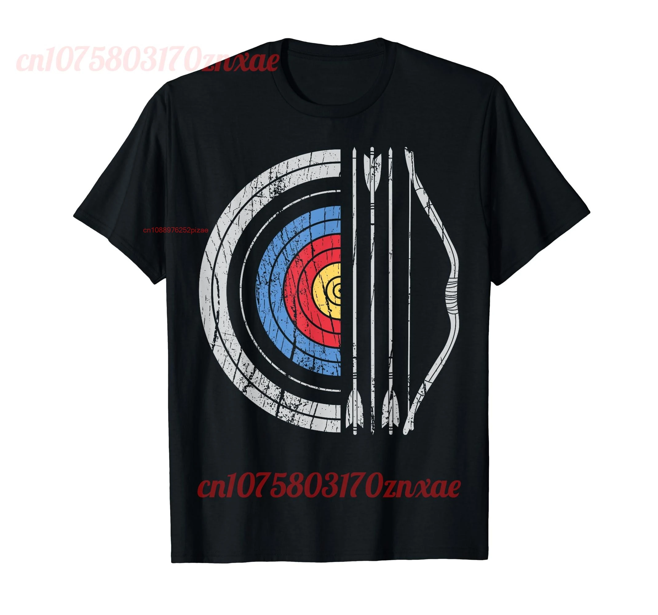 100% Cotton Archery Target Bow And Arrow Archer Retro Vintage Men Women T-Shirt MEN WOMEN UNISEX T Shirts Size S-6XL