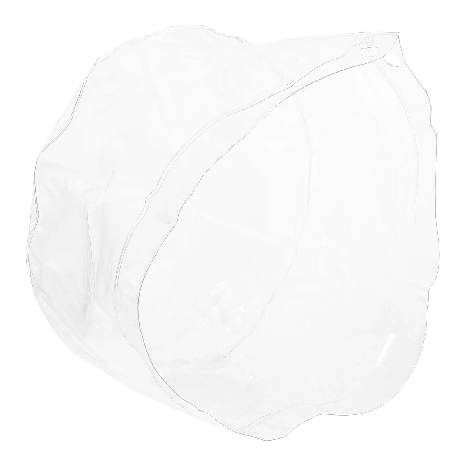 

1pc Portable Transparent Folding Water Basin Pvc Collapsible Washing Bucket For Outdoor Camping Picnic Car Washing Lightweight