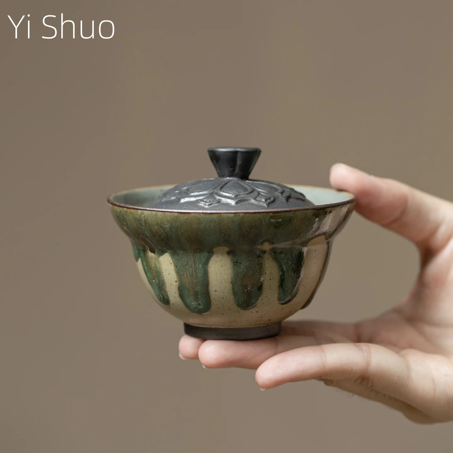 

Старый рок-глина, ретро, креативная керамическая гаваньская бытовая китайская чайная чаша, кунг-фу, чайная чаша