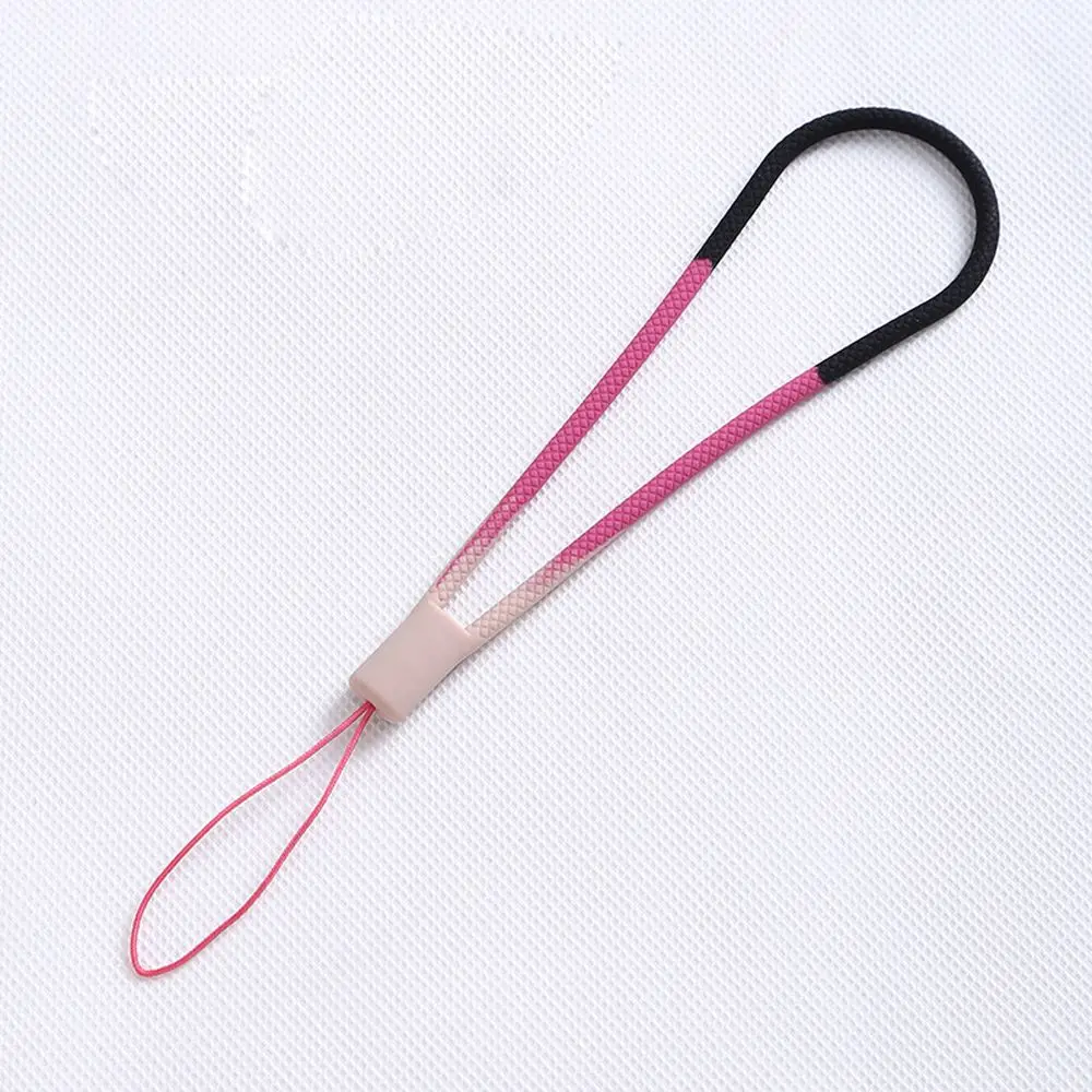 

Lanyard Hand Strap Anti Lost Short Rope Phone Hanging Rope Wrist Hand Strap Watercolor Woven Pattern Phone Strap