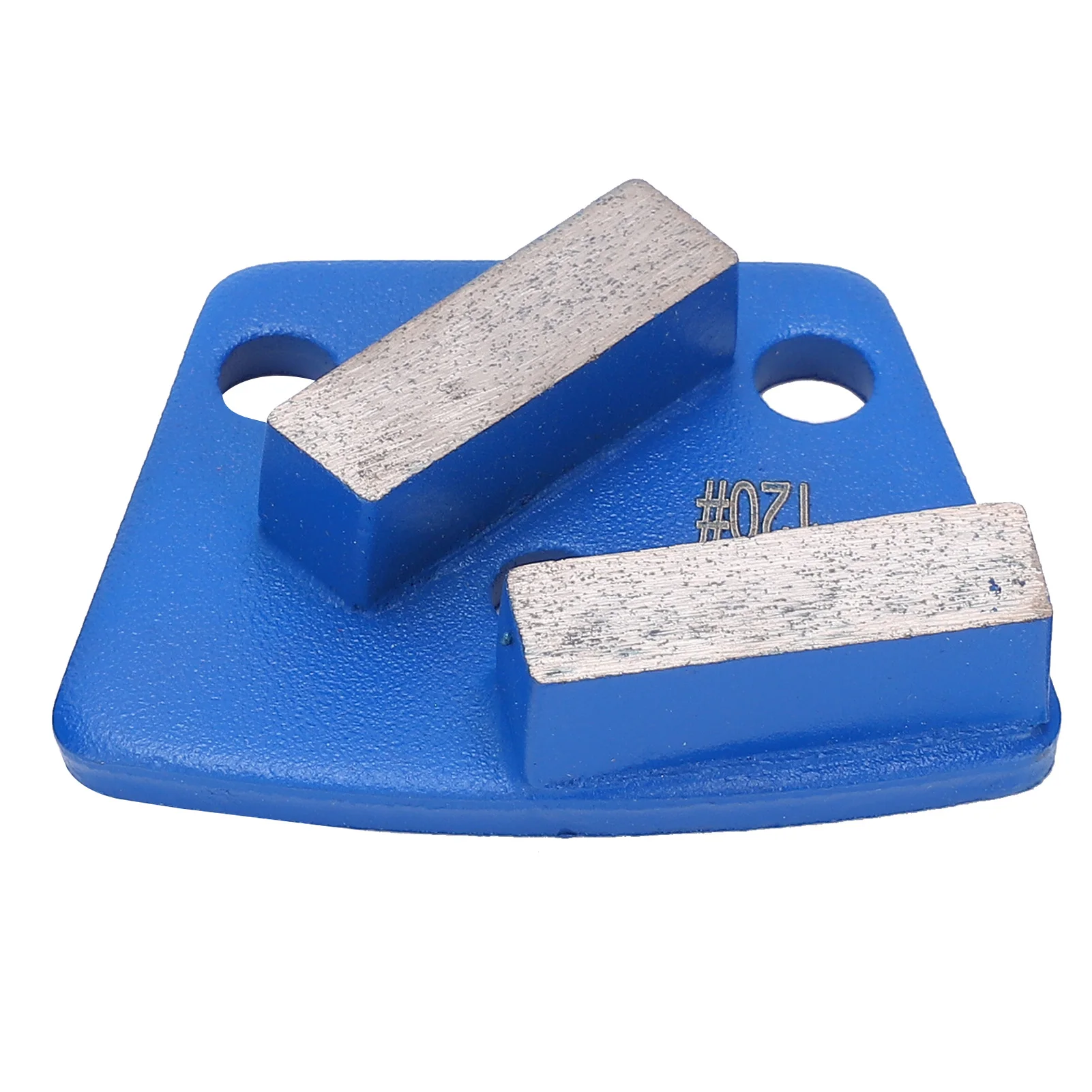 3 stuks diamantslijpschoenen trapezium betonnen vloer aggreesive snijden 2 lange tanden blauw 120 #