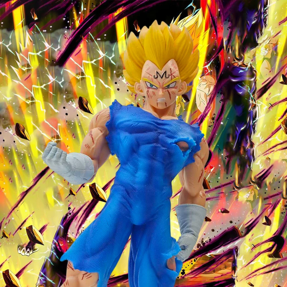 ฟิกเกอร์อนิเมะดราก้อนบอล เวเจต้า GK แอคชั่นฟิกเกอร์ รุ่นรับความเสียหายจากการต่อสู้ ทำจากพีวีซี ของสะสม ของตกแต่ง ของเล่น ของขวัญ