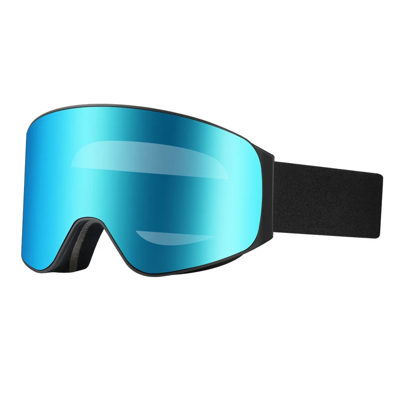 

New flip up ski goggles magnetic suction ski goggles for women, double-layer cylindrical anti fog hiking snow goggles for men