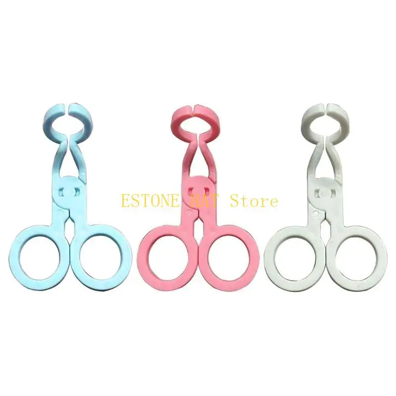 49MF 2PCS/مجموعة العدسات اللاصقة المدمجة المحمولة أداة مزيل إدراج للنساء في الرحلات يضمن ارتداء عدسة مريحة