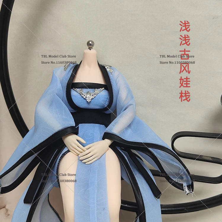 In Stock 1/6 Scale Female Soldier Sexy Traditional Chinese Hanfu Dress Clothes For 12inch Action Figure Doll