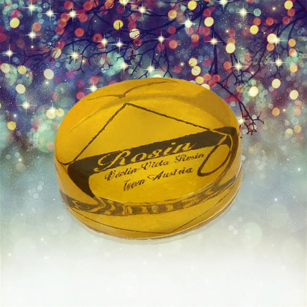Transparent Yellow Low Dust Rosin Natural Strong Adhesion Good Friction for Violin Viola Cello Bowed String Instruments Pure - view 5
