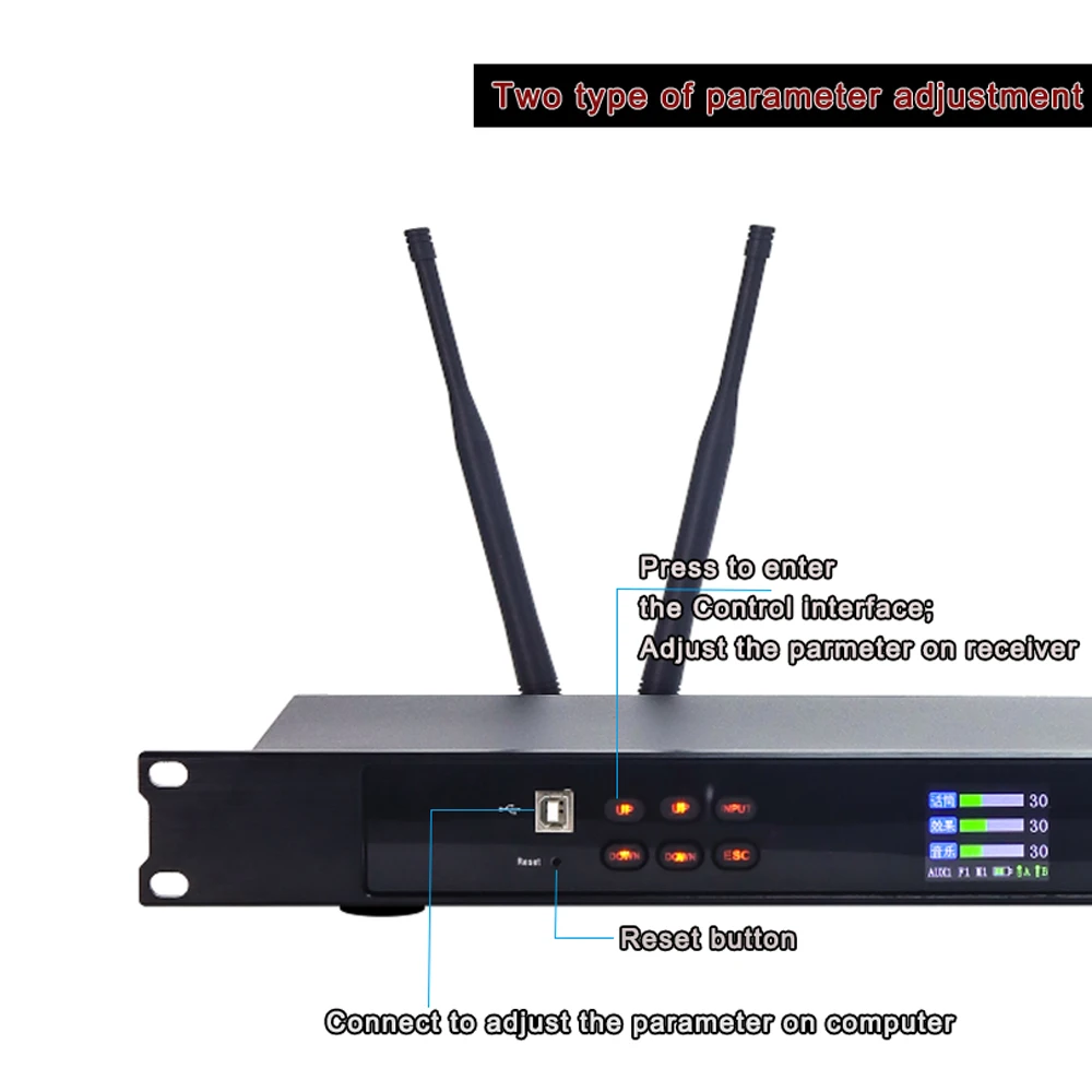 Singing DSP broadcast audio processor digital sound processor wireless microphone system