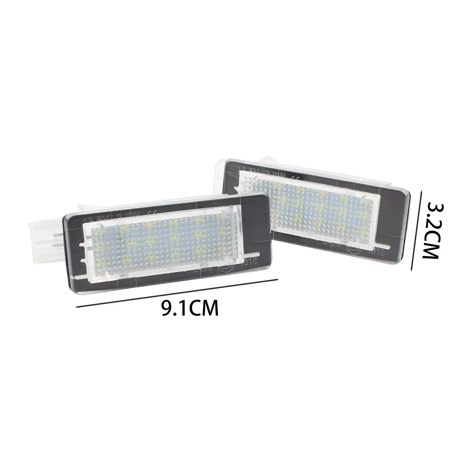 Sturdy License Plate Light for Espace II 2003-2010 Direct Fit LED Assembly Energy Efficient