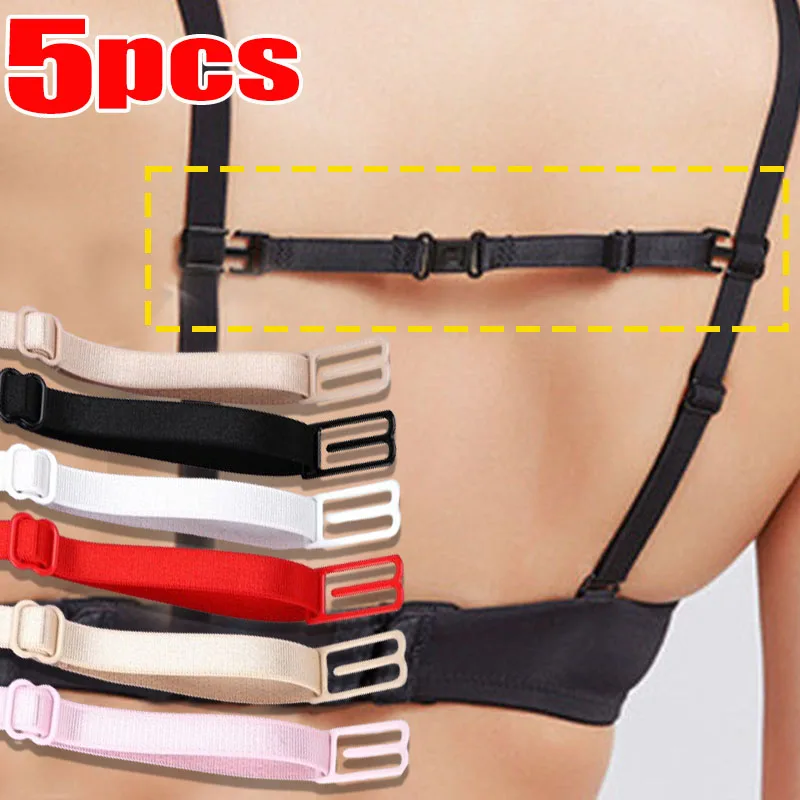 5/1Pcs Female Adjustable Extender Bra Strap Holder All Match Invisible Non-slip Shoulder Straps Belt Buckles Underwear Lingerie