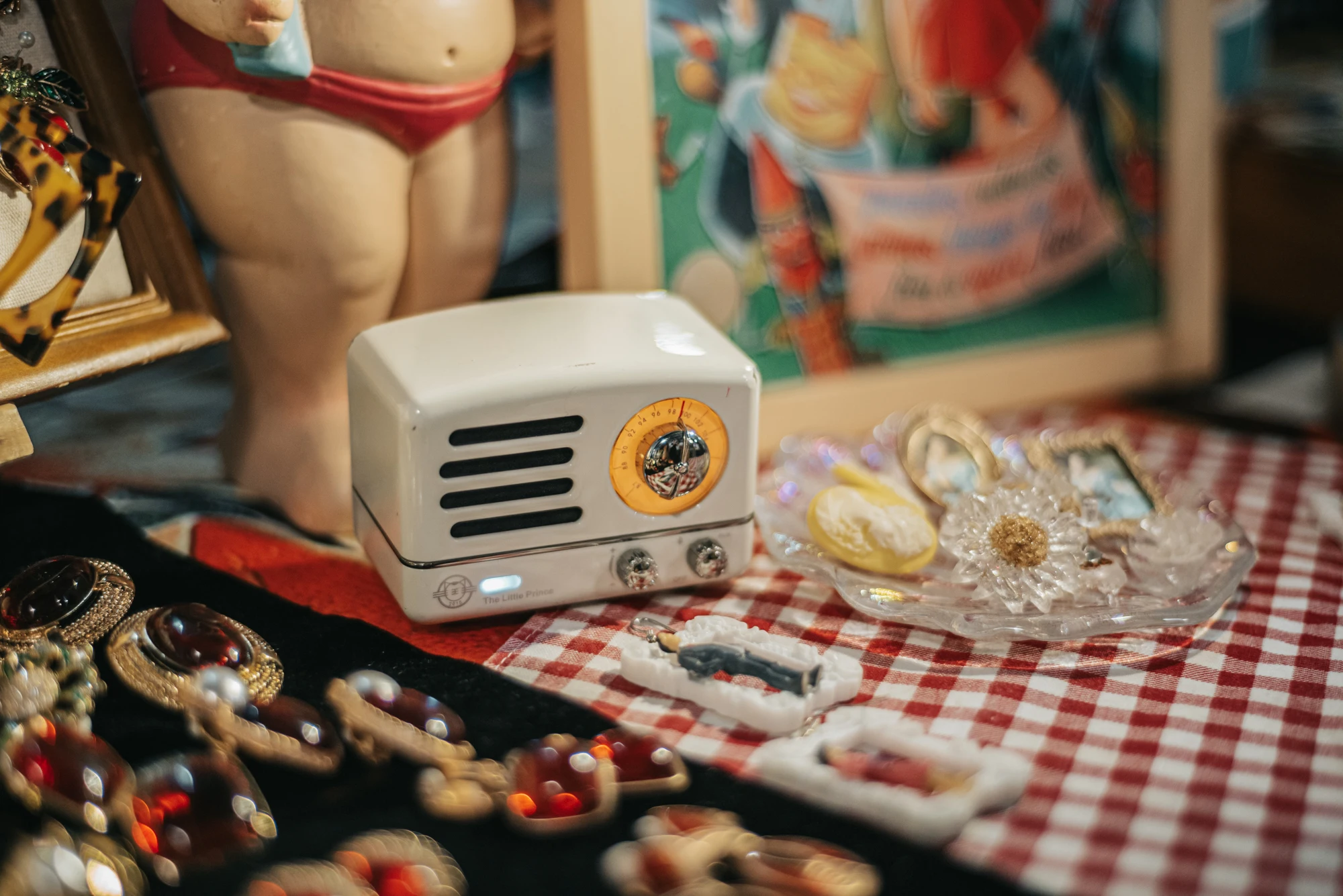 

MUZEN Little Prince OTR sSpeaker FM-радио чистый белый Bluetooth беспроводной музыкальный металлический плеер MW-2A подарок