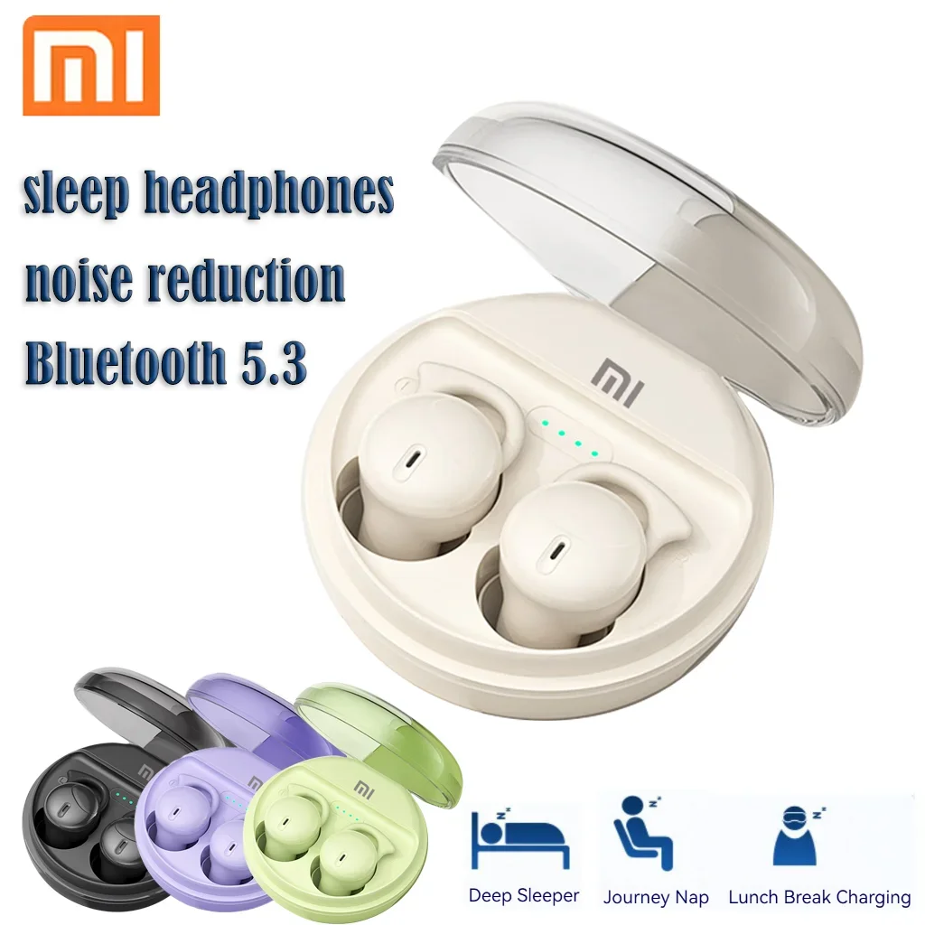 Xiaomi Q26 Wireless Bluetooth Earphones 5.3  Sleeping Headset Mini Earbuds Invisible Comfortable Noise Canceling Headphones