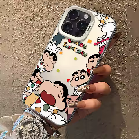 Cute Anime Crayon Shin-chan Phone Case For Samsung Galaxy S25 S24 S23 S22 S21 Plus FE Ultra A36 A35 A56 A34 A54 A53 A55 Cover