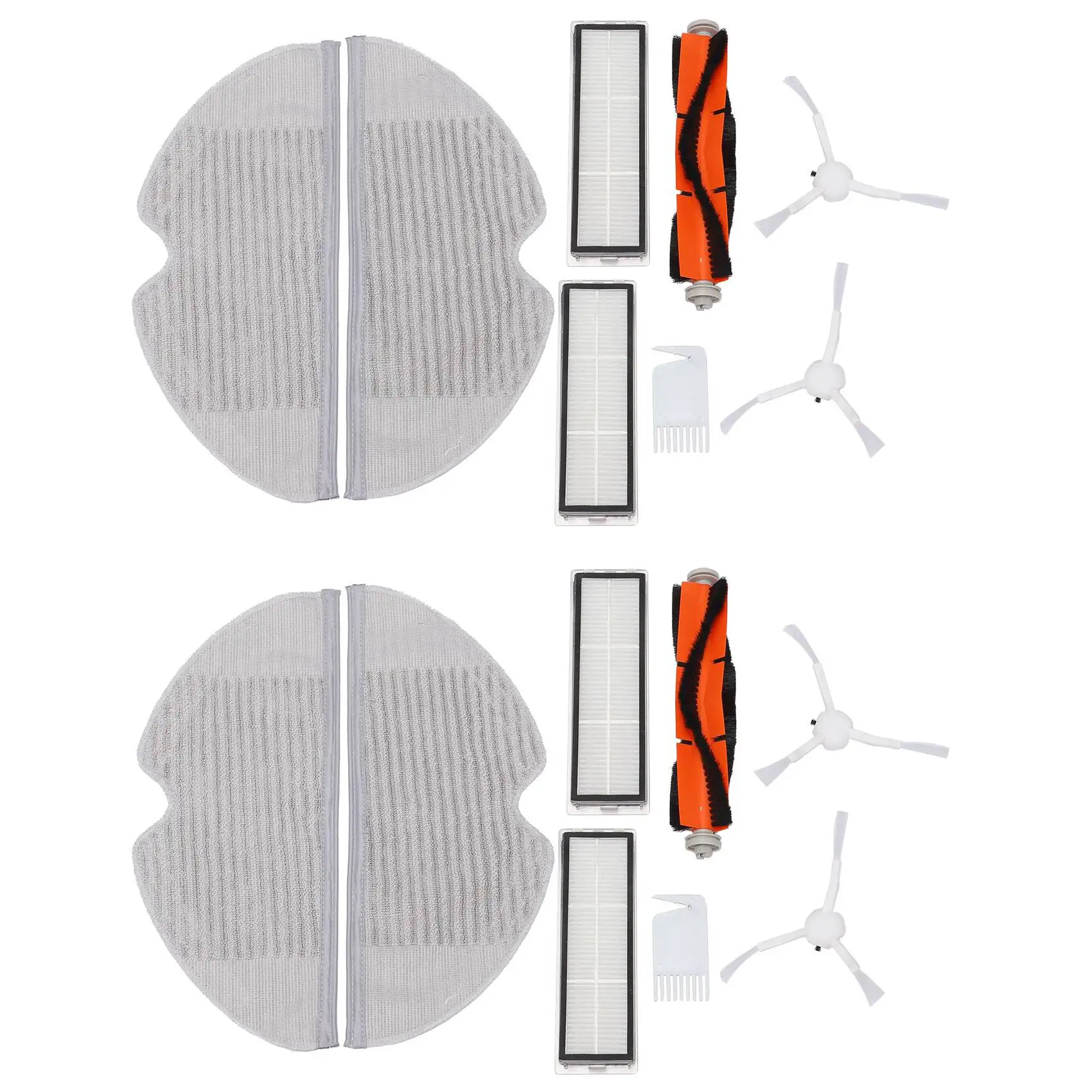 Kit de piezas de repuesto de A83G-16Pcs para Xiaomi Mijia 1C, accesorios para Robot, rodillo lateral, filtro HEPA, cepillo principal, fregona