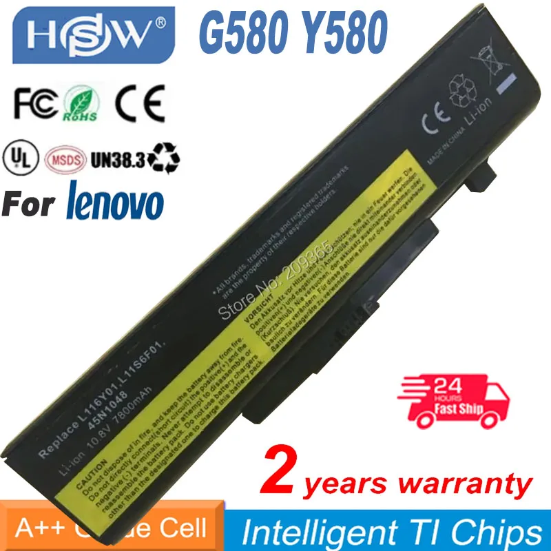 9CELLS BATTERY 121500049 FOR LENOVO G500 Y485N Series IdeaPad G580 Y580 Y480 Z480 Y580N