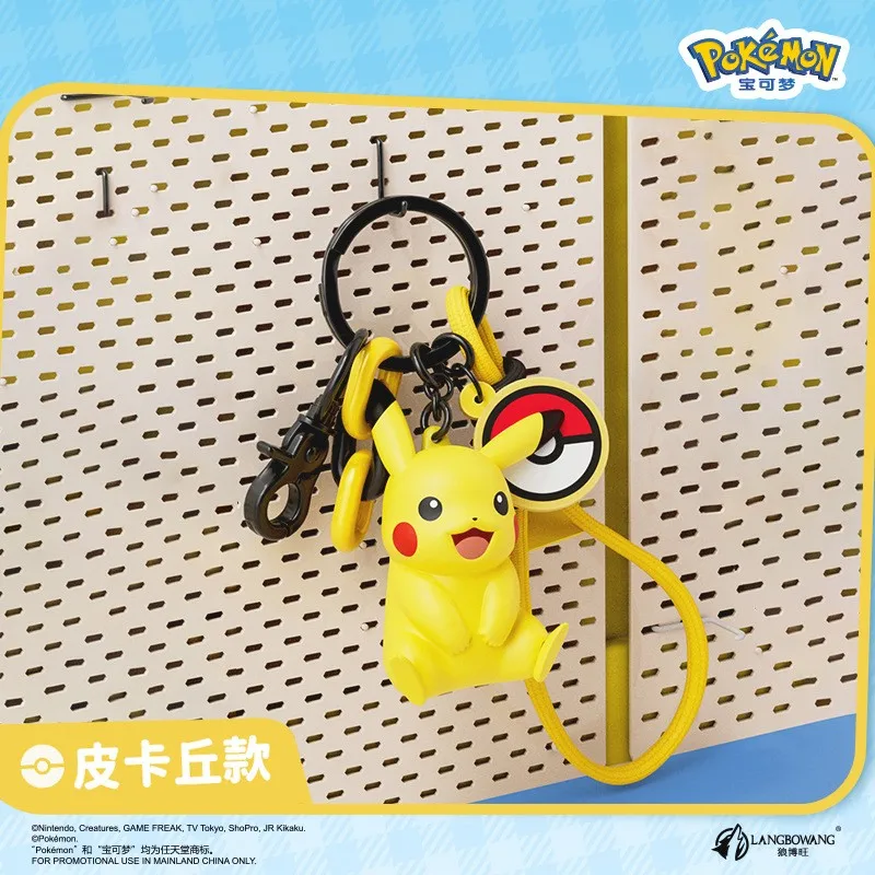 Authentique Pok é mon aromathérapie Pikachu ornement fait à la main GENGAR dessin animé pendentif porte-clés jouets pour enfants cadeau de noël poupée