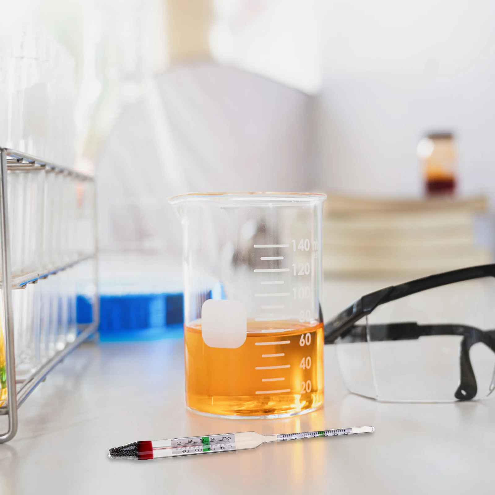 1 مجموعة 100 مللي مقياس قدرة المياه أداة اختبار الملوحة مقياس كثافة الماء المالح مقياس الجاذبية أداة اختبار مياه البحر مع أسطوانة قياس #3